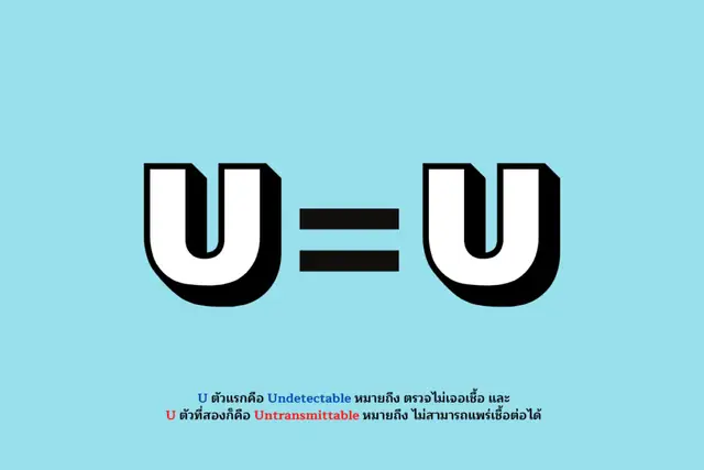 ไม่เจอเท่ากับไม่แพร่ (U=U) คืออะไร?